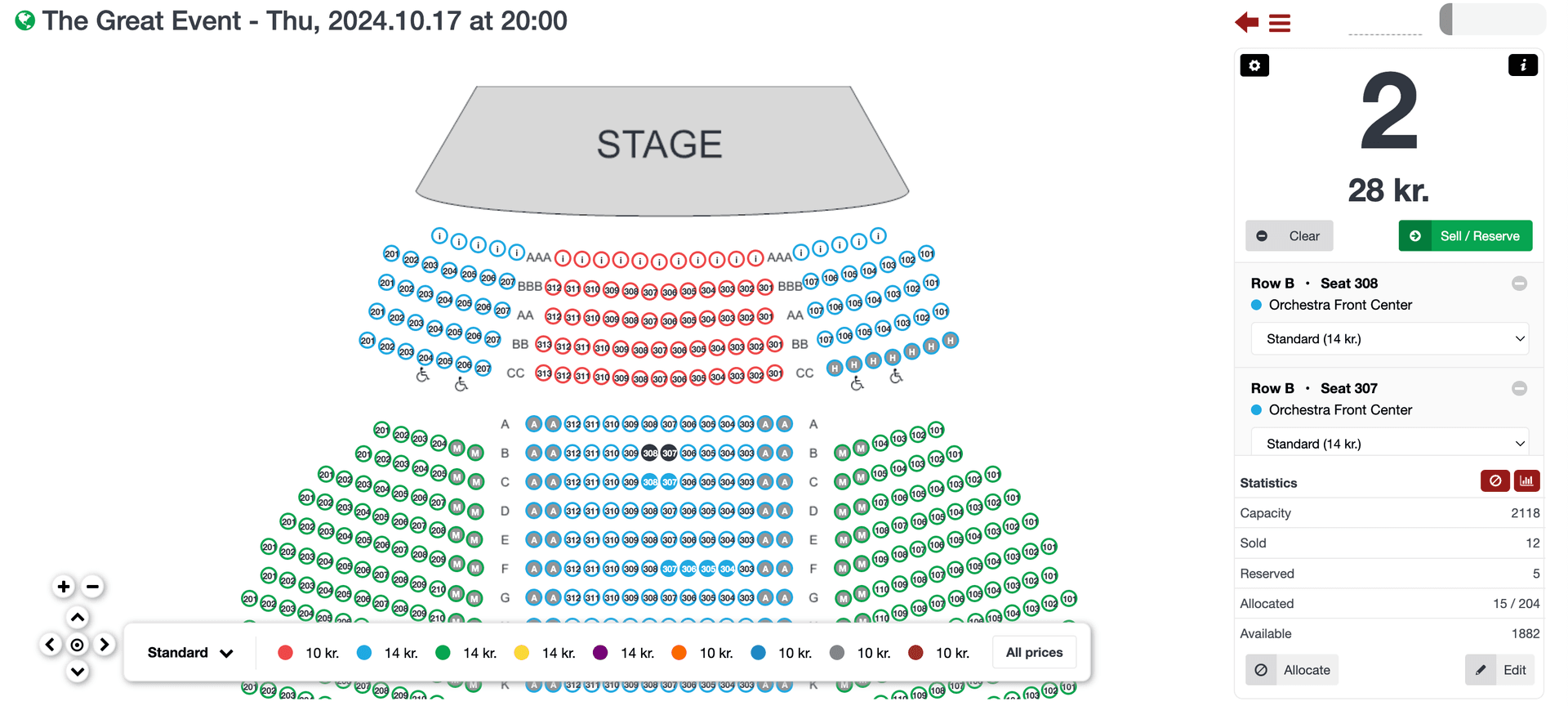 Seat Map